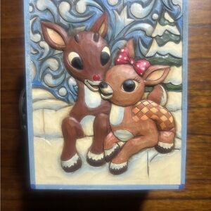 Jim Shore Rudolph box with ornament